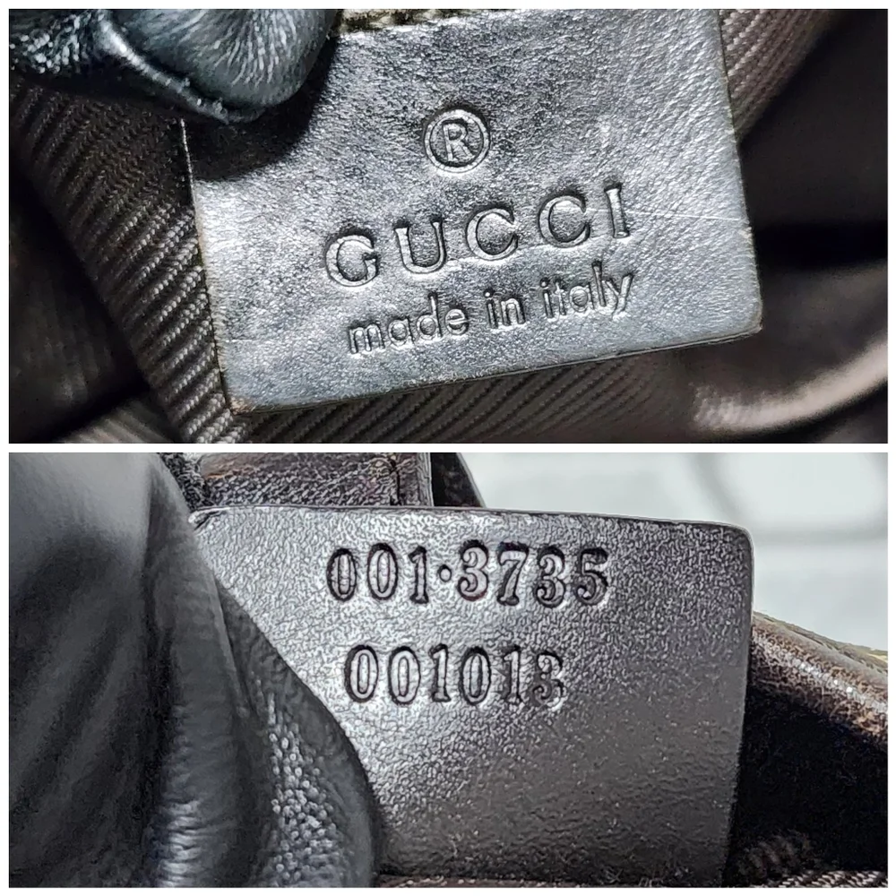GUCCI GG Canvas Web Jackie O Bouvier Hobo Bag Brown/Beige